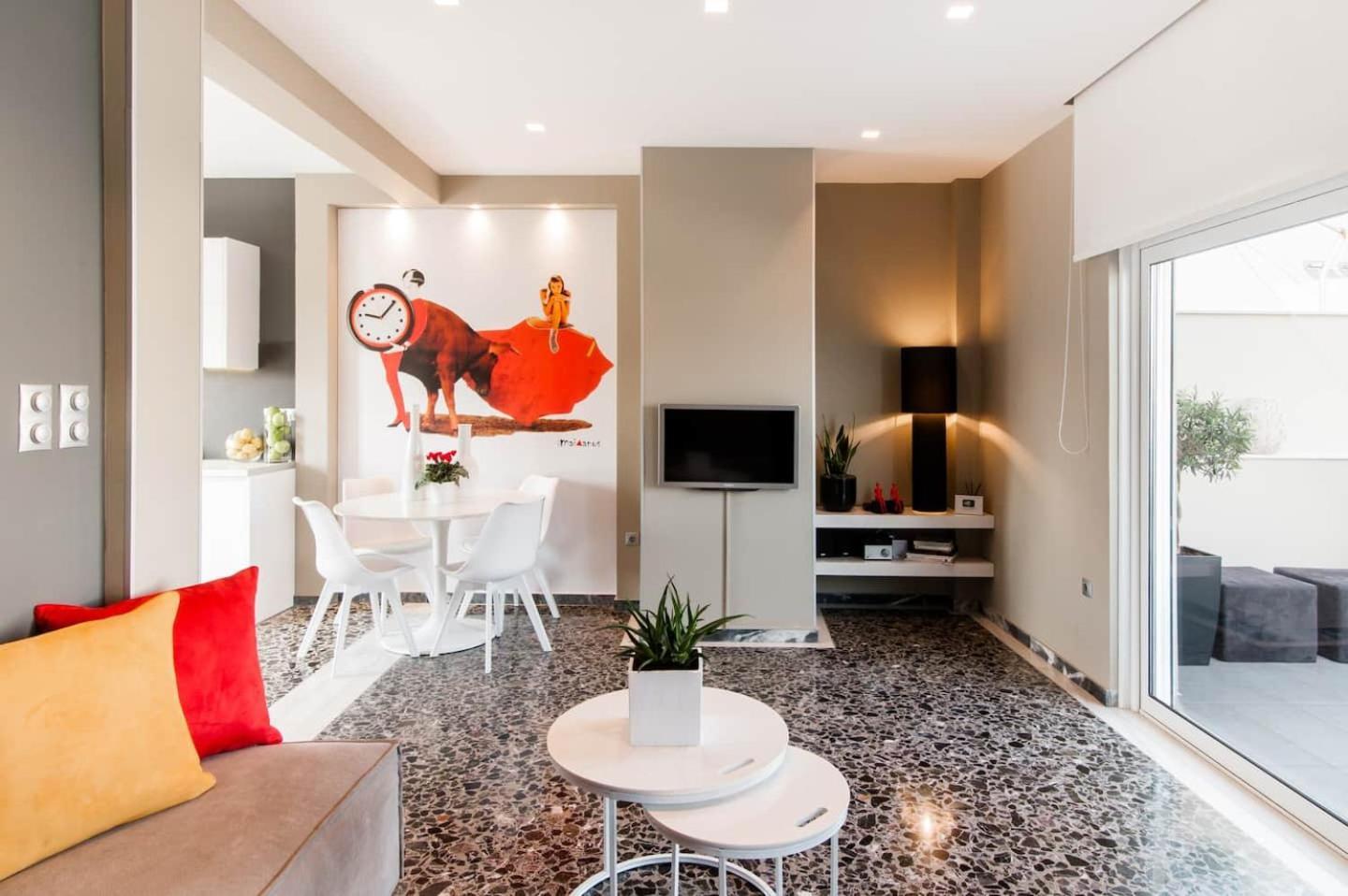 Ma Maison Nο 1, Penthouse, Acropolis And Lycabettus View, Ultra High Speed Internet 300 Mbps, 15' To Acropolis By Metro, 1' From Metro Station Athen Exterior foto